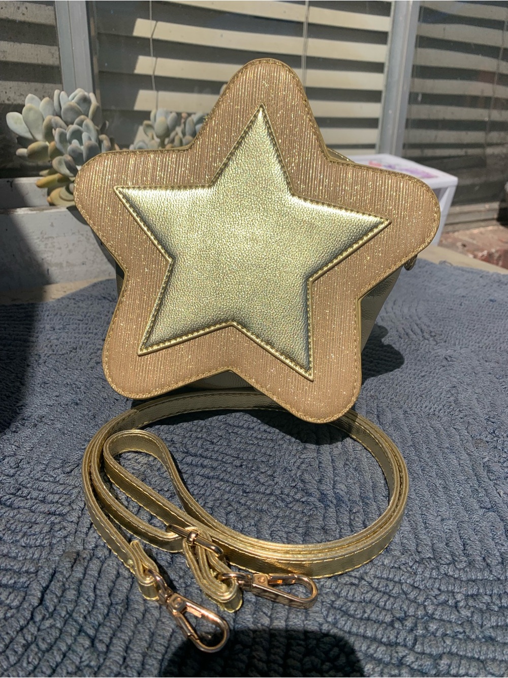 Gold Star Crossbody Bag